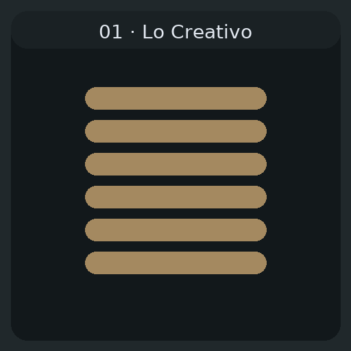 01 Lo Creativo — 乾 Qián